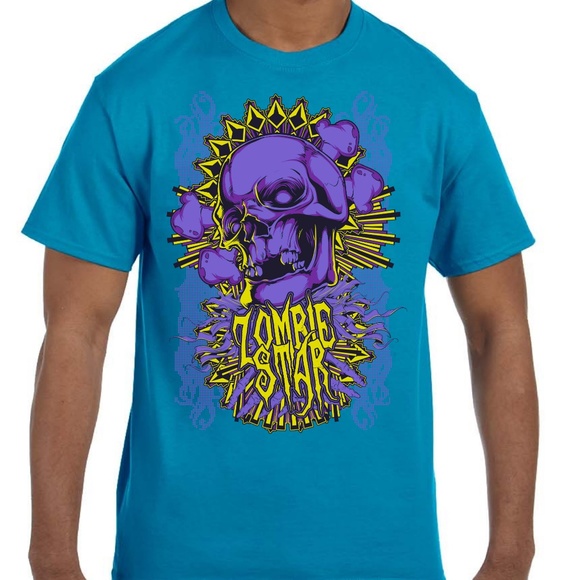 Zombie Star Printed T-Shirts - Picture 4 of 7